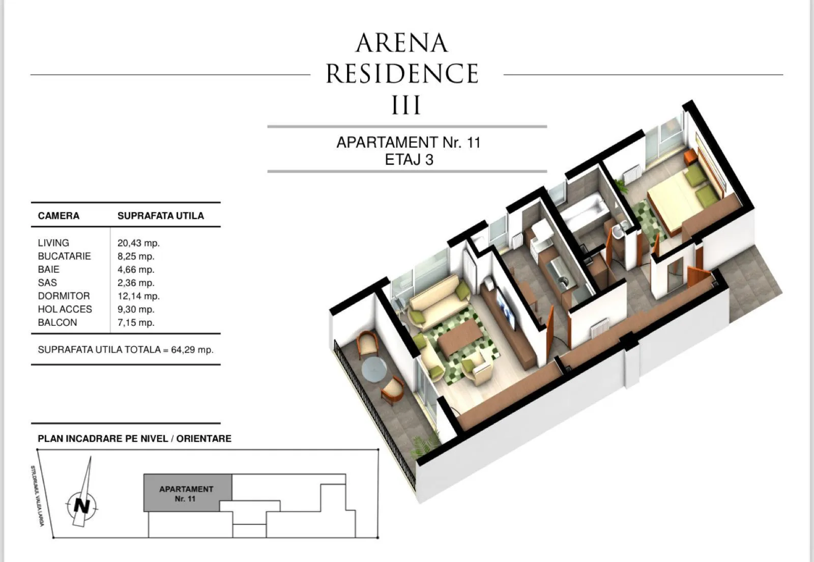 Apartamente Noi de Vanzare in Prelungirea Ghencea - Arena Residence III